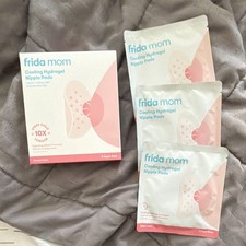 Frida Mom Cooling Hydrogel Nipple Pads Clear Disposable Nursing Pads 6 Count
