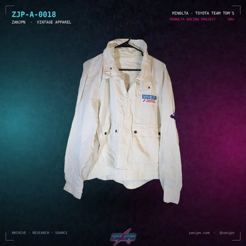 Vintage Minolta Toyota Team TOM'S Racing Project Blouson Jacket Men's M Group C - product listing photo