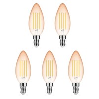 Modee E14 Led-Lampe B35 4W 360Lm 1800K Extra Warmweiß 5 StüCk