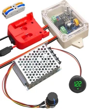 Power Wheel Adapter Kit Fit for Milwaukee M18 18V Battery with Voltage Regulator