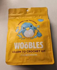 The Woobles Learn to Crochet Kit Easy Beginner Pierre the Penguin