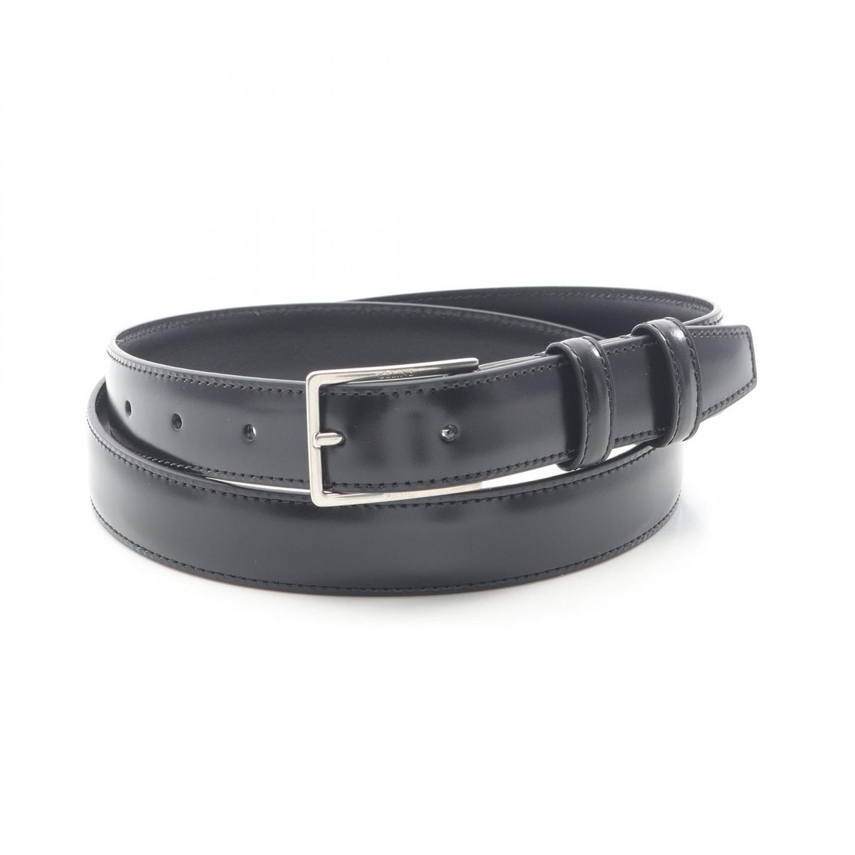 CELINE BC-17 25MM Belt 45BMH3A0138SI85 leather Black NEW mens | eBay