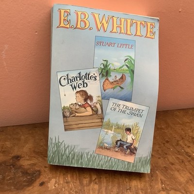3 In 1 Book Charlotte's Web-Stuart Little-Trumpet Of The Swan by E.B. White 1993