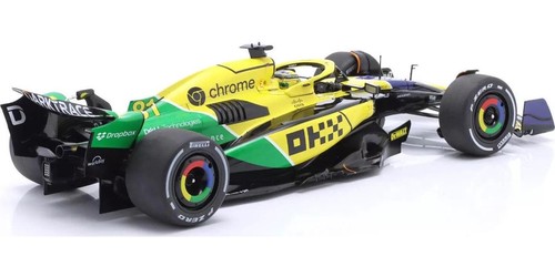 McLaren MCL38 Oscar Piastri F1 #81 Monaco GP 2024 1:18 Scale Model Car - Picture 3 of 5