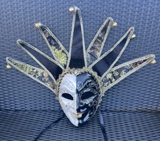 Venetian Joker Jester Musical Themed Beautiful Masquerade Mask