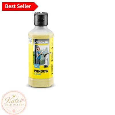 Biodegradable Window Cleaner - 16.9 Oz Concentrate, Perfect for Karcher Vacuums