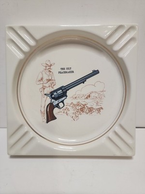 Vintage Colt Peacemaker 45 Ashtray Made By Gem Ashtray