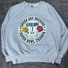 1996 Green Bay Packers Super Bowl Champs Crewneck Rare 