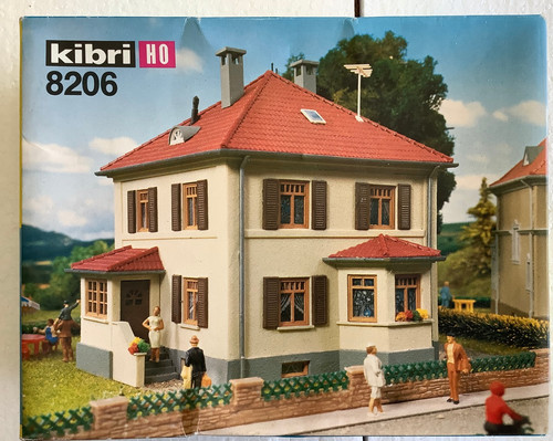 ✅Kibri 8206 HO/1:87 Villa / Casa unifamiliar (GU434-16R13/14) | Zustand: Gebraucht