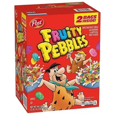 Fruity Pebbles Cereal 38 oz – Sweet & Crunchy Breakfast Cereal
