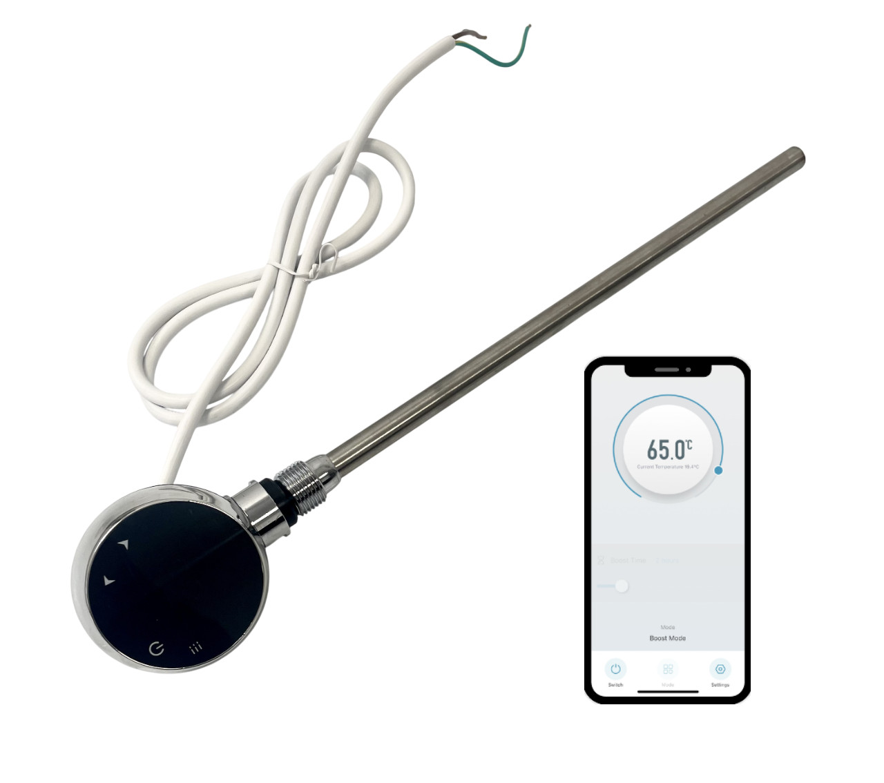 400w WiFi Electric Smart Heating Element for Towel Rails & Radiators