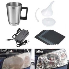 Auto Polier- Fl&uuml;ssigkeit Scheinwerfer Restaurierung Set Kratzer Reparatur 800ml