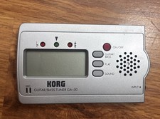 VTG Korg CA-30 Chromatic Guitar Bass Tuner Digital Portable Pitch Tuner Tested