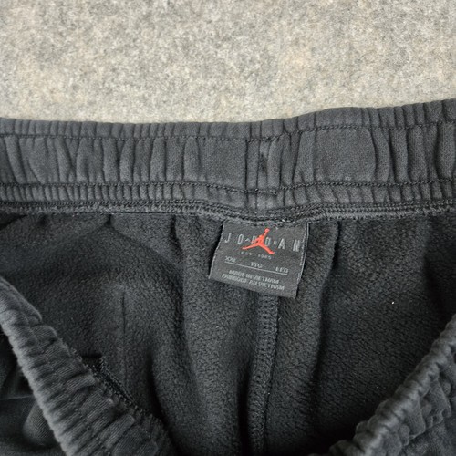 Jordan Sweatpants Joggers Mens 2XL Black Fleece Drawstring Athletic Pants NBA - Picture 4 of 12