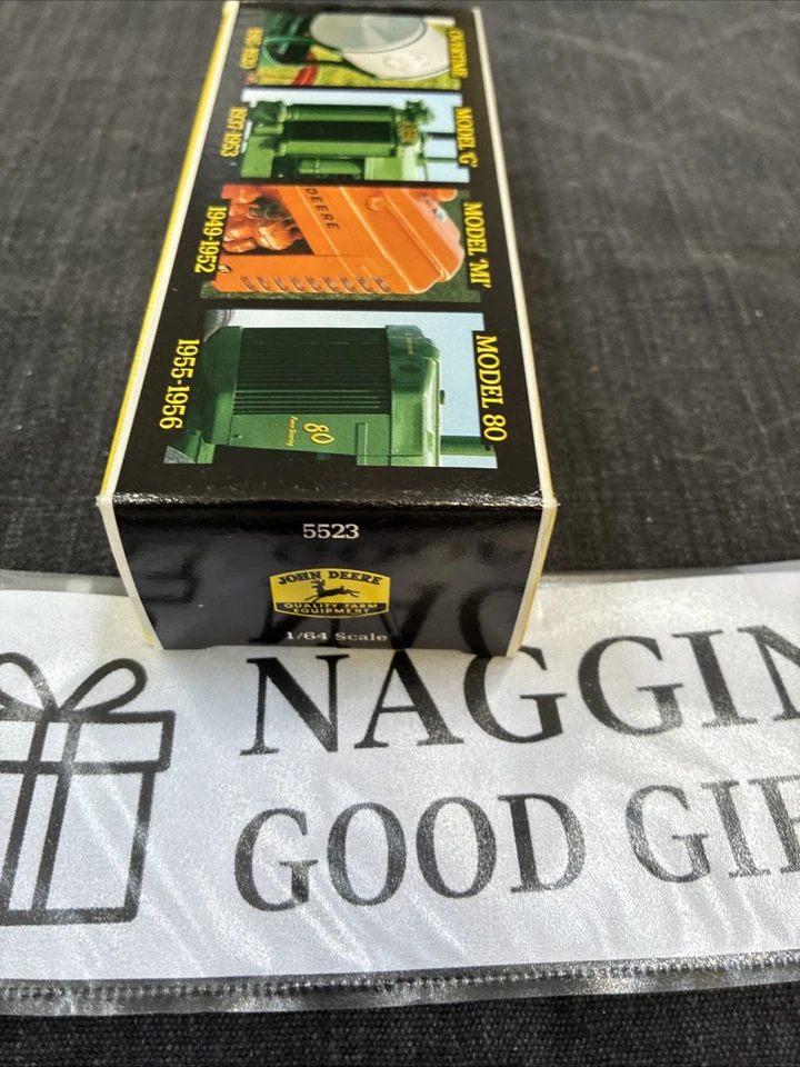 Tractor John Deere Vintage 1/64 Diecast Set Ertl Overtime G MI 80 Nuevo Sellado Foto 4 de 4