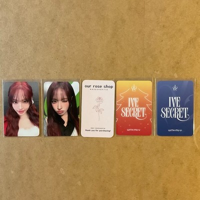 IVE SECRET 4th EP Album Withmuu Christmas Lucky Draw LD Official