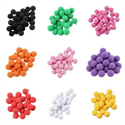 50Pcs Foam Floating Lures Beads With Storage Box Buoyancy Beads Fishing Tackle