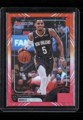 2025-26 Topps Hoops De Jounte Murray Rainbow Red & Orange /249 #231 Pulicans