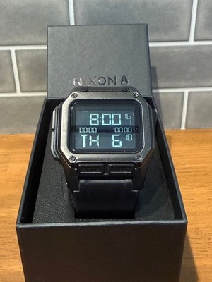 Nixon Regulus A1180-001-00 All Black Digital Watch
