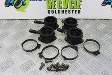 Kawasaki ZZR 400 Carb Rubbers Inlet Stubs 1993 to 2006 ZZR400 ZX400N B160