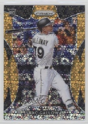 2019 Prizm Tier III Neon Orange Donut Circle 68/150 Isaac Galloway Rookie RC 3e3