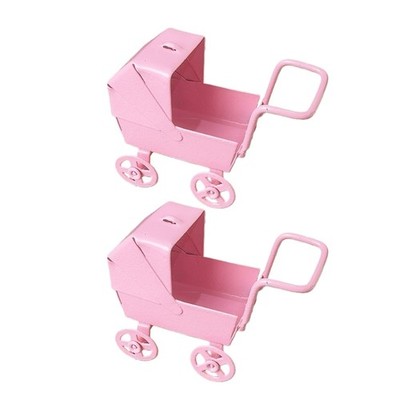 Bassinet Toy Model Realistic Realistic Pram Pretend Girls Gift