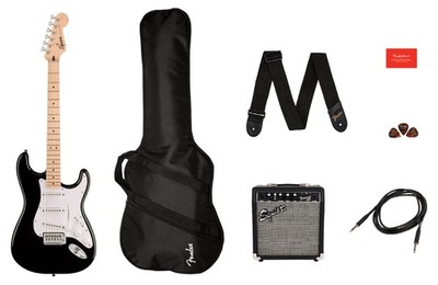 Fender Squier Sonic Stratocaster Pack - Black