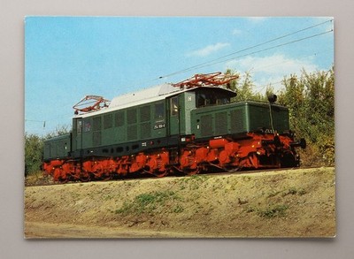 Postkarte AK - Elektr. Güterzuglok E 254 106-8, Verkehrsmuseum Dresden, 1981