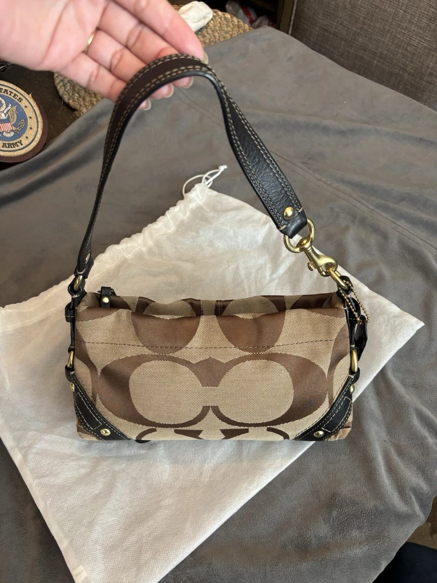 Coach Carly Canvas Exterior Shoulder Bag Bags & Handbags for Women