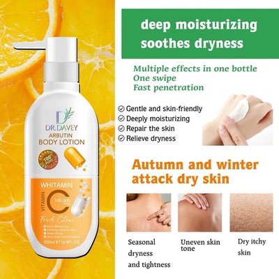 Dr. Davey Arbutin Brightening Body Lotion With Vitamin C - 500ml