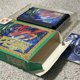 Dragon Scroll W/Box Manual Famicom FC Retro Good Used Game NTSC-J JP