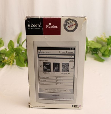  Sony Reader PRS-T1/WC Digital eBook Reader 6'' Wi-Fi White   Open Box
