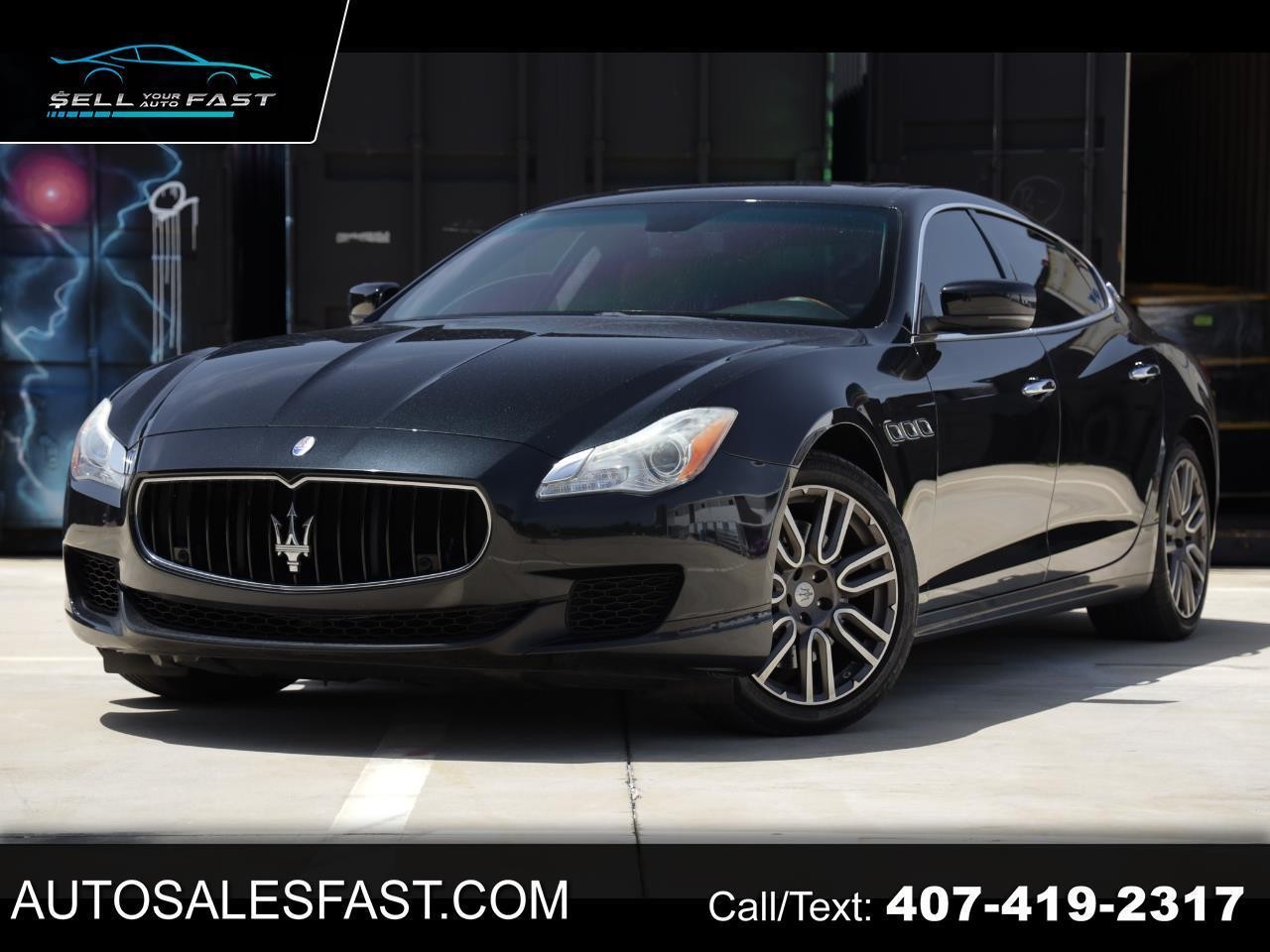 2015 Maserati Quattroporte S 4DR SEDAN AWD