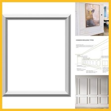 Ekena Millwork PNL20X24AS-01-CASE-2 Ashford Molded Classic Wainscot Wall Panel,