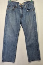 Levi's 550 Jeans Boy  s 16 Husky Blue Relaxed Fit W34 L28 Straight Leg. AF27
