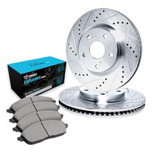 Front Brakes and Rotors Kit Front Brake Pads Brake Rotors and Pads Ceramic