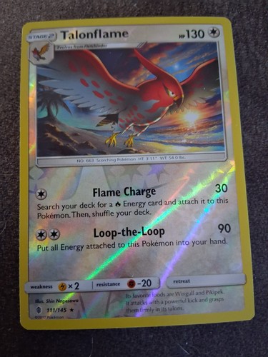 Talonflame 111/145 Sm-Guardians Rising Reverse Holo