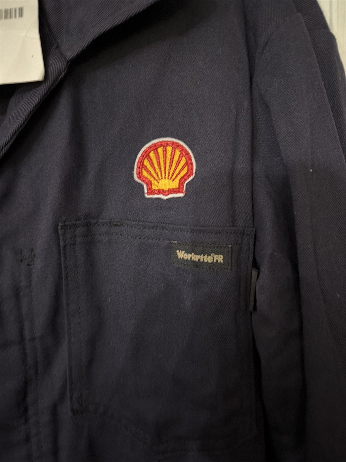 NWT Workrite FR Coveralls MEDIUM Blue Flame Resistant Work USA Women’s - second product detail image