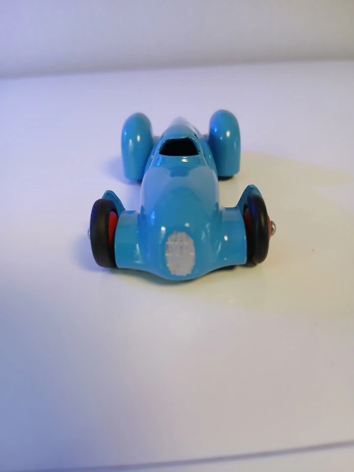 Vrai Dinky Auto Union Numéro 7 Bleue (Modèle Unique Hors Commerce Code 3). - Photo 2/4