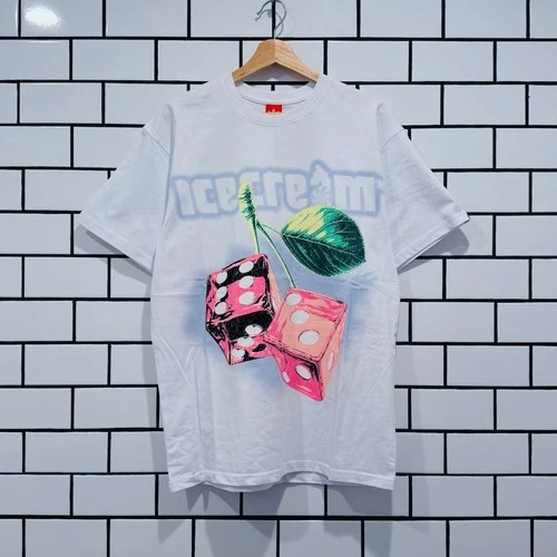 ICECREAM CHERRIES SS TEE WHITE - product listing photo