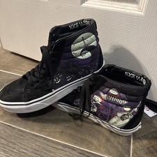 VANS Sk8-Hi x Nightmare Before Christmas Jack's Lament Disney Mens 8 Wmns 9.5