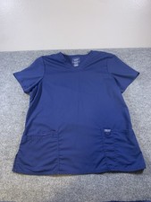 Womens Cherokee XL Workwear Revolution Scrub Top Navy Blue