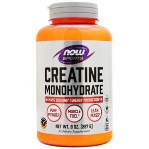 Now Creatine Monohydrate - 100 Pure Powder 227 grams 3290₽