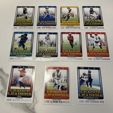 2025 Panini Score Football- League Leaders Insert 11 Card Lot