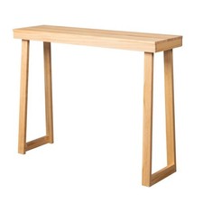 Solid Wood Console Table Narrow Sofa Side End Table for Entryway Hallway,Natural