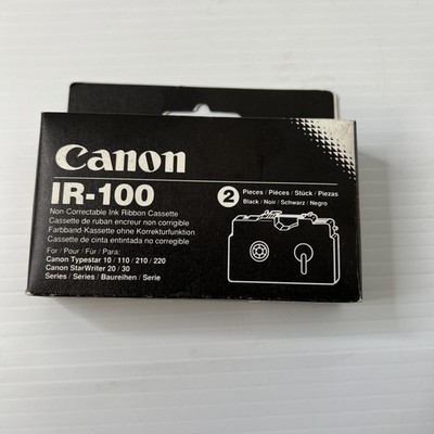 CANON IR-100 Non-Correctable Ink Ribbon Cassette For Canon Typester 10/110/210/2
