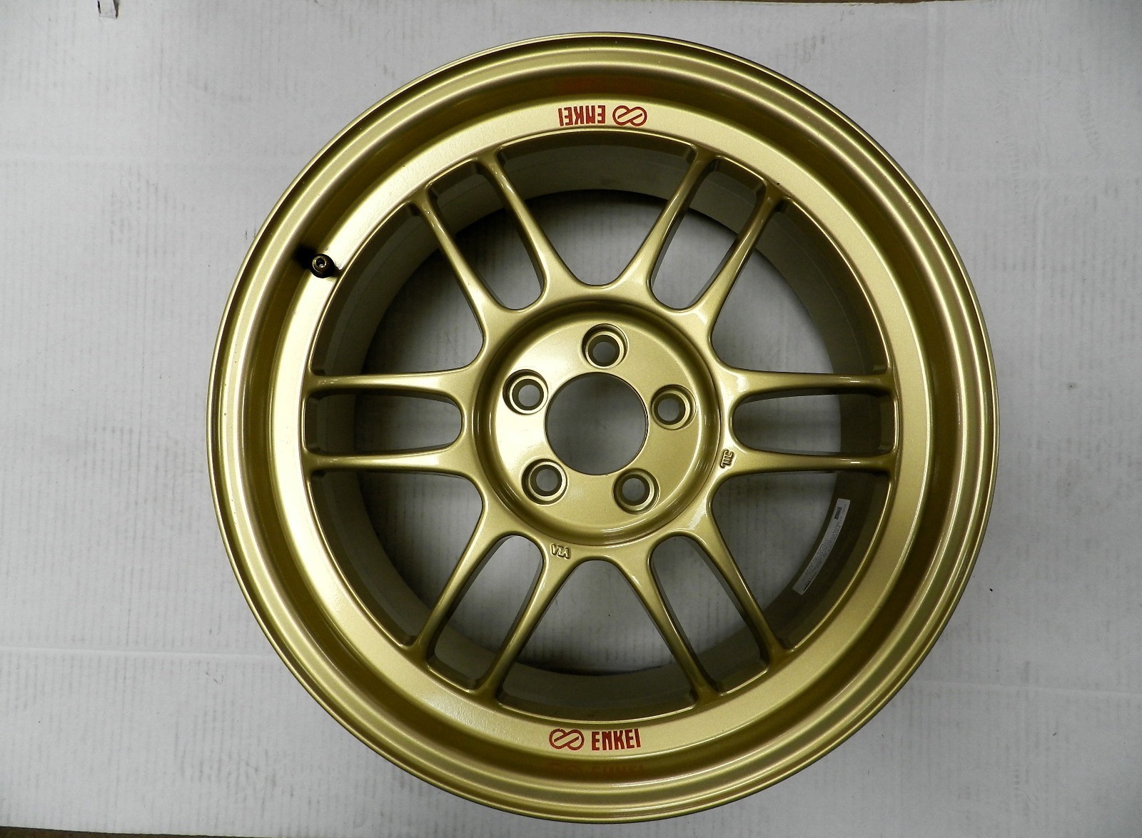 Enkei RPF1 17x8 5x100 ET45 73mm Bore Gold Wheel for 02-10 WRX & 04 STI