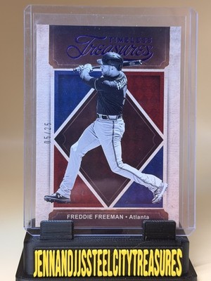 2020 Chronicles Freddie Freeman Timeless Treasures 05/25 Braves No 18
