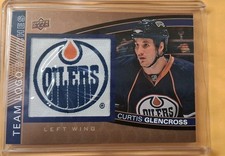 2013-14 Upper Deck Edmonton Oilers - Team Logo Patch Curtis Glencross #TL-7