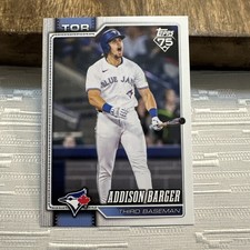 2026 Topps Series 1 #241 Addison Barger Toronto Blue Jays Baseball Card